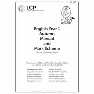lcp english year 1 autumn manual mark scheme