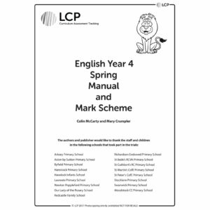 lcp english year 4 spring manual mark scheme