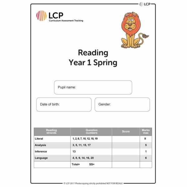 lcp reading year 1 spring