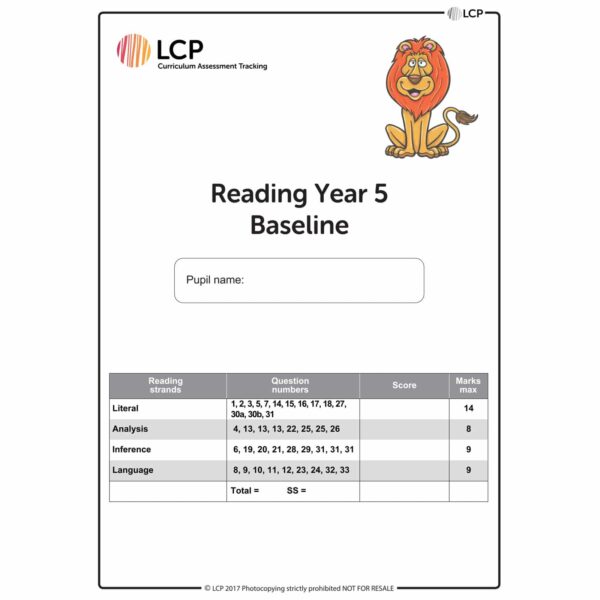 lcp reading year 5 baseline