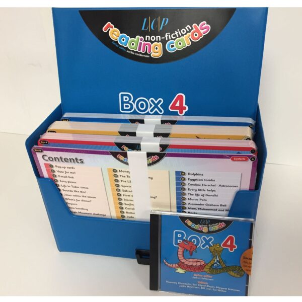 lcp non fiction reading cards box 4