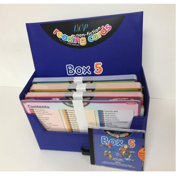 lcp non fiction reading cards box 5