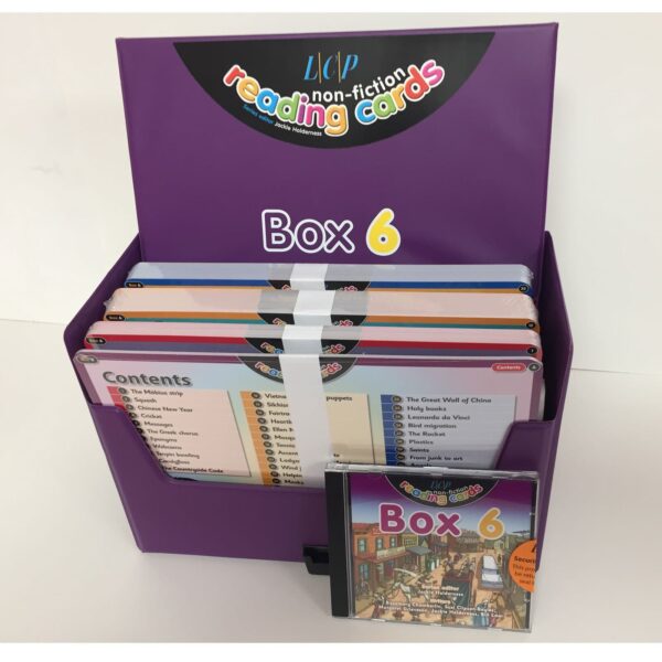 lcp non fiction reading cards box 6