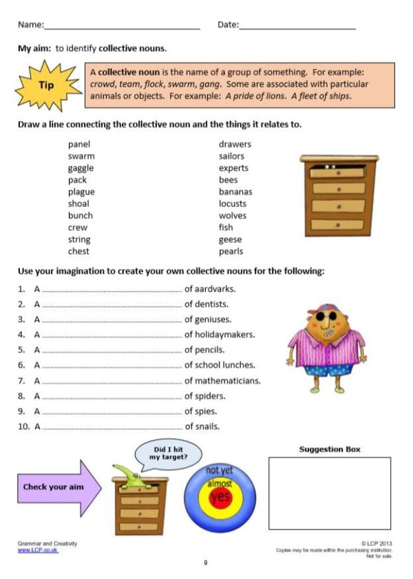 Year 6 Spelling Grammar And Creativity Worksheets FREE Sample 5 Worksheets Including Answers